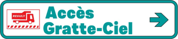 Panneau de signalisation pour les engins de chantier